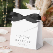 Moderne Minimal-Script-Personalisiert-Hochzeit Geschenkschachtel