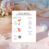 Moderne Minimal Signature Drink Cocktail Bar signi Sockelschild