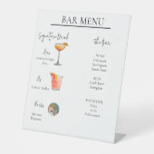 Moderne Minimal Signature Drink Cocktail Bar signi Sockelschild (Vorderseite)