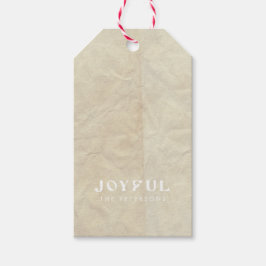 Moderne Minimal-Tags für Geschenke Geschenkanhänger