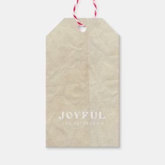 Moderne Minimal-Tags für Geschenke Geschenkanhänger