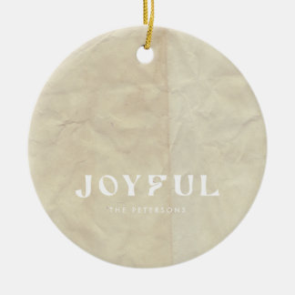 Moderne Minimal-Tags für Geschenke Keramik Ornament