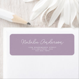 Moderne Minimal Typografie Lässig Script Plum