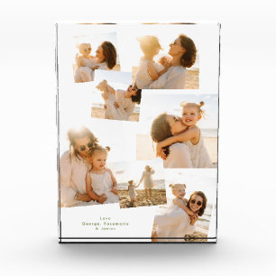 Moderne Minimal Weihnachten Multi 8 Album Geschenk Fotoblock