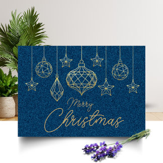 Moderne Minimal-Weihnachtskarte Karte