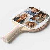 Moderne Minimal-Weiß-4-Fotolage - Chunky Text Tischtennis Schläger (Vorderseite)