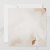 Moderne minimale abstrakte Foto Collage Graduate i Einladung (Rückseite)