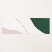 Moderne minimale abstrakte geometrische Pastellfar Yogamatte (Vorderseite (Horizontal))