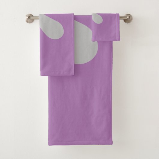 Moderne minimale Abstrakte Kunstformen Badhandtuch Set (Insitu)