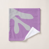 Moderne minimale Abstrakte Kunstformen Badhandtuch Set (Waschlappen)