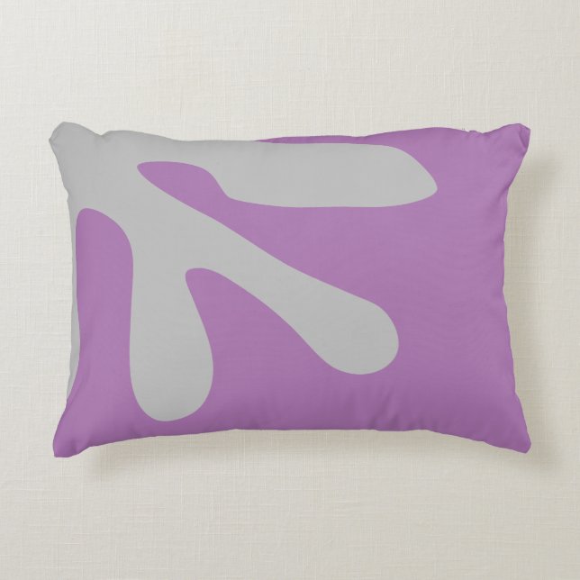 Moderne minimale Abstrakte Kunstformen Dekokissen (Vorderseite)