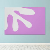 Moderne minimale Abstrakte Kunstformen Leinwanddruck (Insitu (Holzboden))