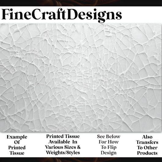 Moderne minimale Abstrakte Web AE2 Decoupage Seidenpapier