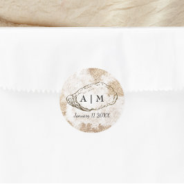 Moderne Minimale Augenfarbe Runder Aufkleber