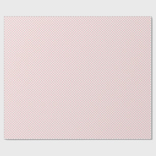 Moderne minimale Baby-Rosa-Schachbrettmuster Geschenkpapier