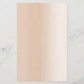 Moderne minimale Beige Hautfarbe Flyer (Hinten)