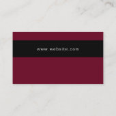 Moderne minimale berufliche Abdeckung des Visitenkarte (Rückseite)