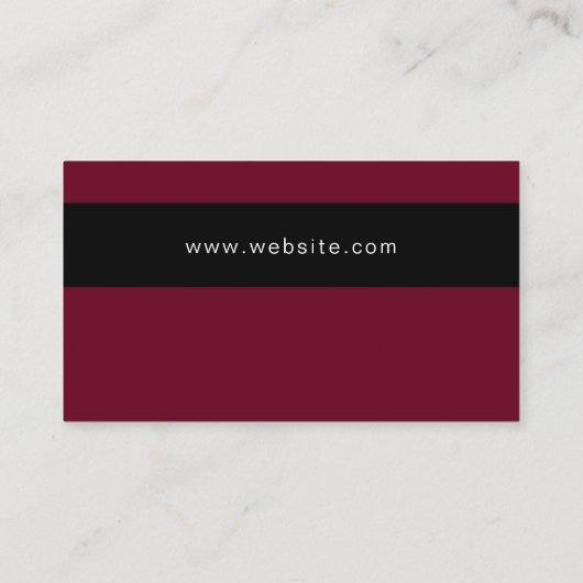 Moderne minimale berufliche Abdeckung des Visitenkarte (Rückseite)