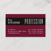 Moderne minimale berufliche Abdeckung des Visitenkarte (Vorderseite)