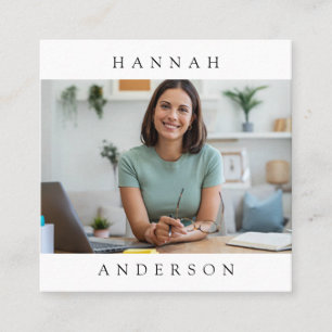 Moderne minimale Berufliche Visitenkarte