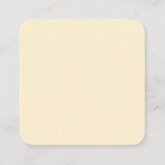 Moderne minimale blassgelbe UAWG QR-Code-Karte Begleitkarte (Rückseite)