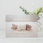 Moderne minimale chic typografie einfache Multi-Fo Ankündigung (Stehend Vorderseite)