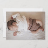 Moderne minimale chic typografie einfache Multi-Fo Ankündigung (Rückseite)