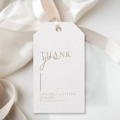 Moderne, minimale, "DANKE!" Hochzeit Geschenkanhänger