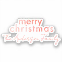 Moderne, minimale elegante Weihnachtswasserfarbe