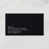 Moderne minimale Eleganz mit Logoraum Visitenkarte (Rückseite)