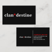 Moderne minimale Farben Visitenkarte (Vorne/Hinten)