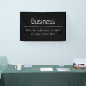 Moderne minimale Firmennamen und andere Informatio Banner (Messe)