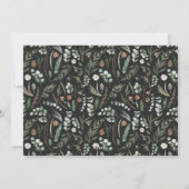 Moderne minimale Foto-Collage schwarz Weihnachten (Rückseite)