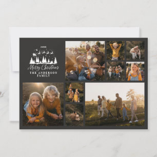 Moderne minimale Foto Collage Weihnachten elegant