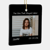 Moderne minimale Foto-Soberunterstützung Keramikornament (Rechts)