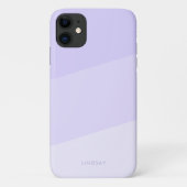 Moderne minimale geometrische Gradienten violett Case-Mate iPhone Hülle (Rückseite)