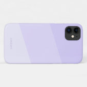 Moderne minimale geometrische Gradienten violett Case-Mate iPhone Hülle (Rückseite (Horizontal))
