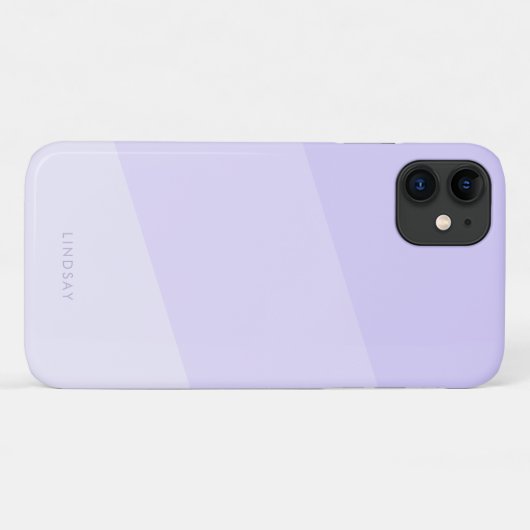 Moderne minimale geometrische Gradienten violett Case-Mate iPhone Hülle (Rückseite (Horizontal))
