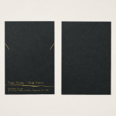 Moderne minimale Halskette oder Armband-Grafikkart (Vorne & Hinten)