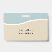 Moderne minimale ID Ausweis (Vorderseite)