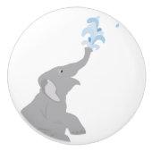 Moderne minimale Keramik für Elefanten Keramikknauf (Vorderseite)