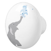 Moderne minimale Keramik für Elefanten Keramikknauf (Rechts)