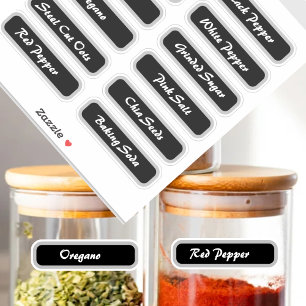 Moderne minimale Küchen- und Pantry-Speicherplatte Aufkleber