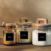 Moderne minimale Küchen- und Pantry-Speicherplatte Aufkleber