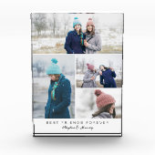 Moderne minimale Layout Beste Freunde für immer Fotoblock (Vorderseite)