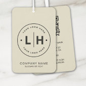 Moderne minimale Logo-QR Autolufterfrischer