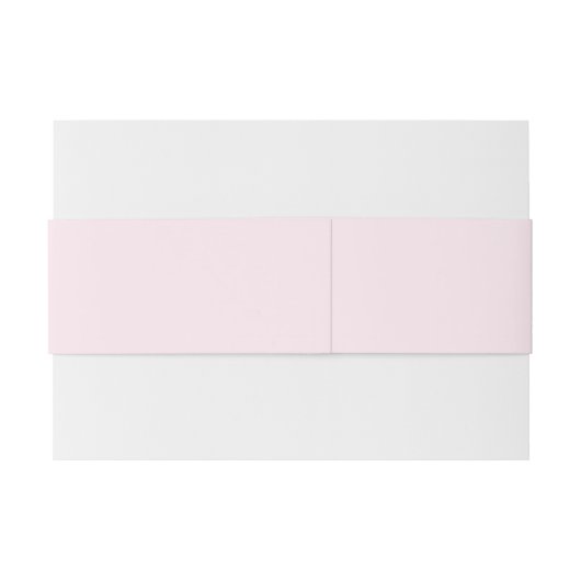Moderne Minimale Minimalistische Rosa- und Rothals Einladungsbanderole (Rückseitenbeispiel)