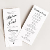 Moderne minimale Minimalistische Schwarz-weiße Hoc Programm