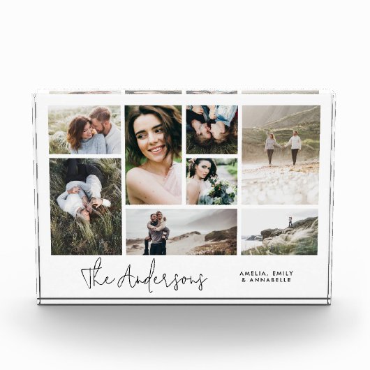 Moderne minimale Multi 8 Foto beste Freunde (Vorderseite)