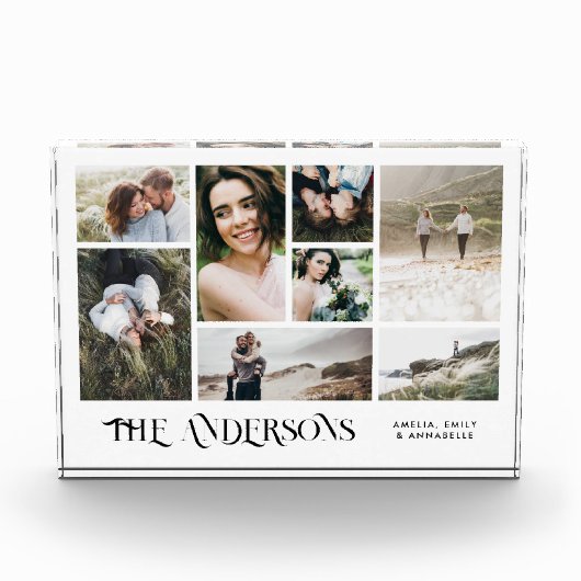 Moderne minimale Multi 8 Foto beste Freunde (Vorderseite)